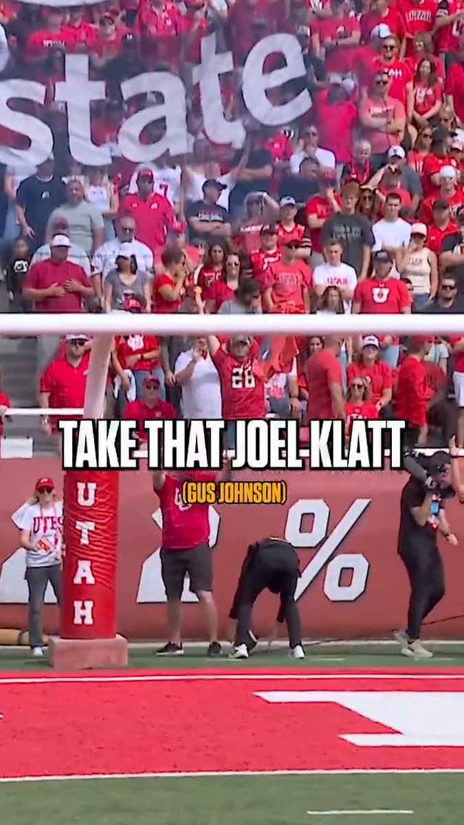 🗣️ "TAKE THAT JOEL KLATT" 🤣 Gus Johnson had to call out @JoelKlatt after he doubted Texas Tech Football's Stone Harrington on this 58-yard field goal 🎯