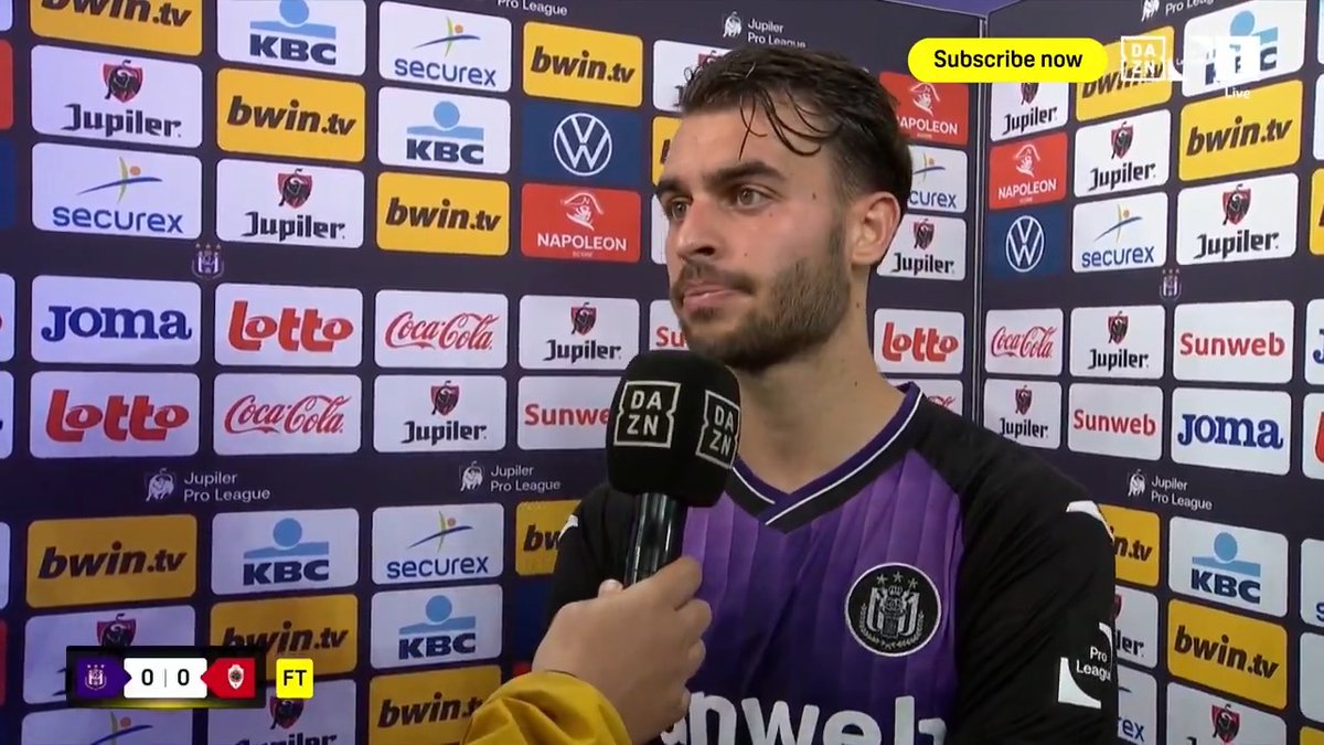 🗣️ | “Als we zo blijven spelen, komen de doelpunten vanzelf.” - Enric Llansana blijft positief. 😎🟣 #ANDANT
