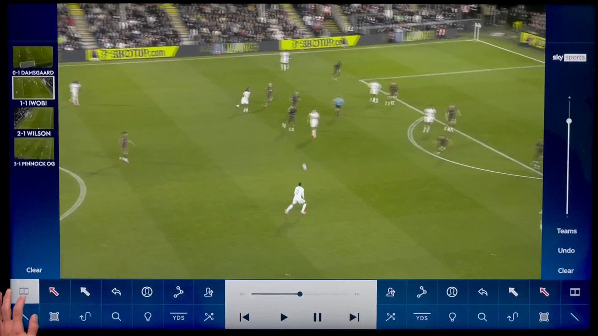 "He's on his toes" ⚡️ Gary Cahill and Jamie Redknapp take a closer look at Alex Iwobi's goal vs Brentford 🔍