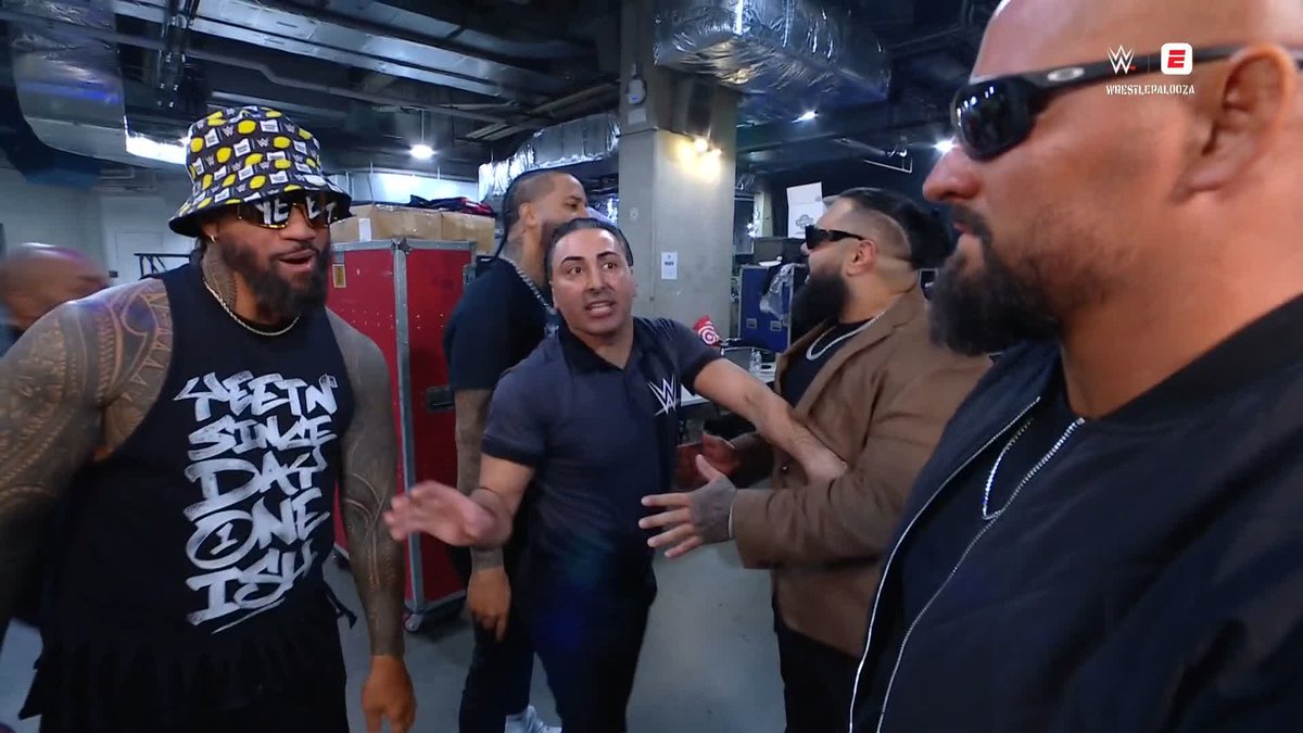 The hate is real... The Usos just got into it with Bronson Reed &amp; Bron Breakker ahead of Wrestlepalooza! 😱 Stream Wrestlepalooza LIVE tonight at 7ET/4PT on the ESPN App: