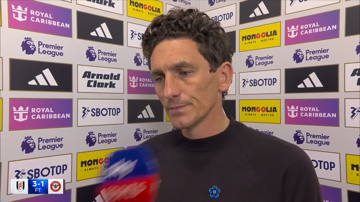 "Basics of the game are a dirty word at times but I think they're really important" Keith Andrews reacts after Brentford's 3-1 loss to Fulham 🎙️