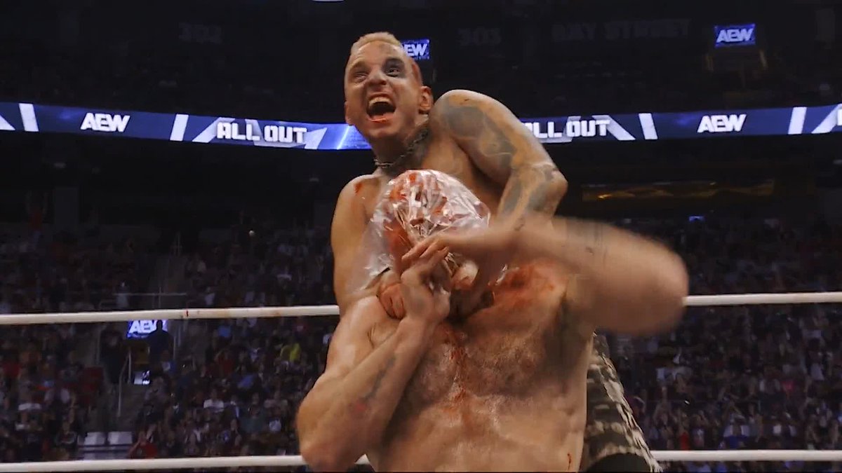 "Give him what he deserves, Darby!" - Bryan Danielson Watch #AEWAllOut LIVE on HBO Max