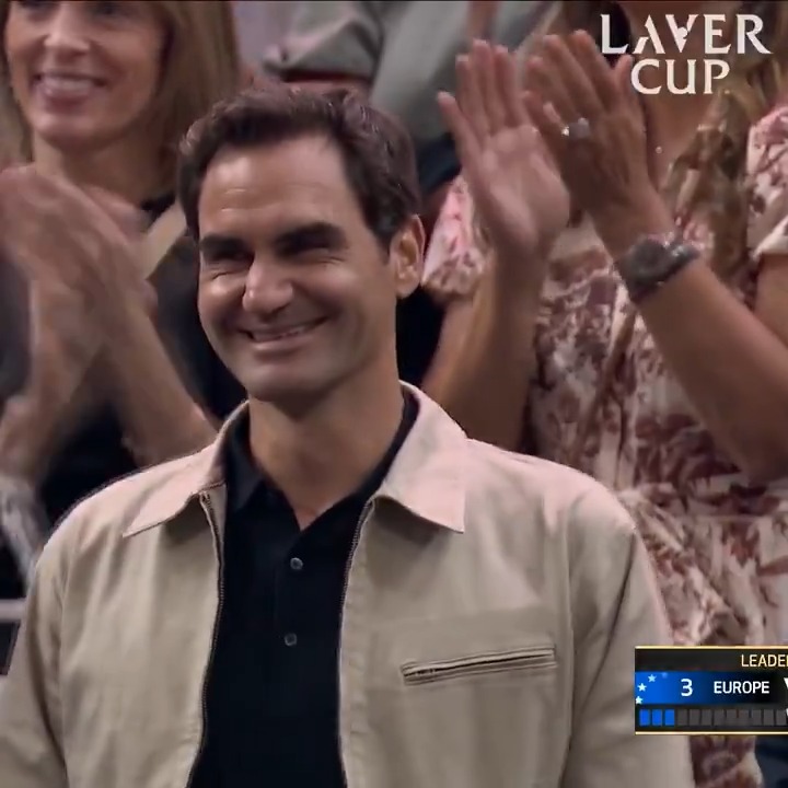 "He wrote the playbook, I just read it." Alex de Minaur 🤝 Roger Federer #LaverCup