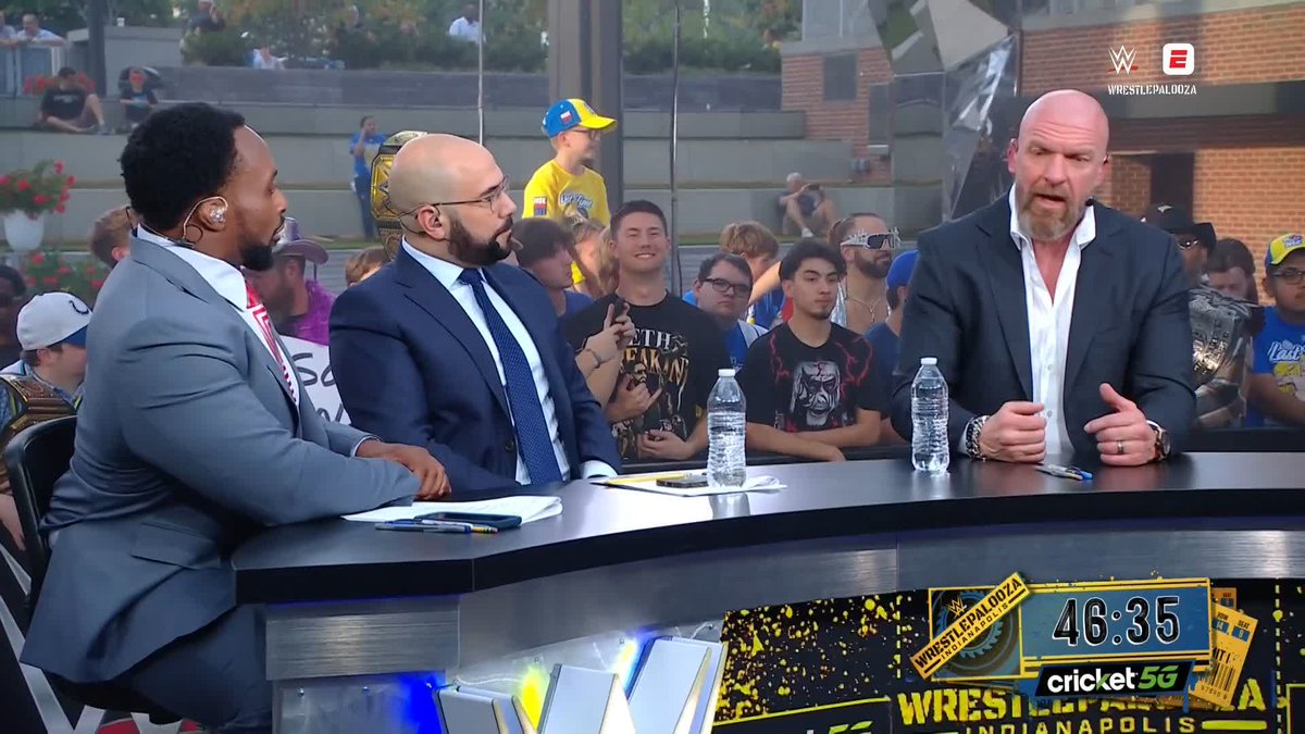 "This is gonna be awesome." Triple H can't wait to see AJ Lee step back inside a ring tonight at Wrestlepalooza! Stream Wrestlepalooza LIVE tonight at 7ET/4PT on the ESPN App:
