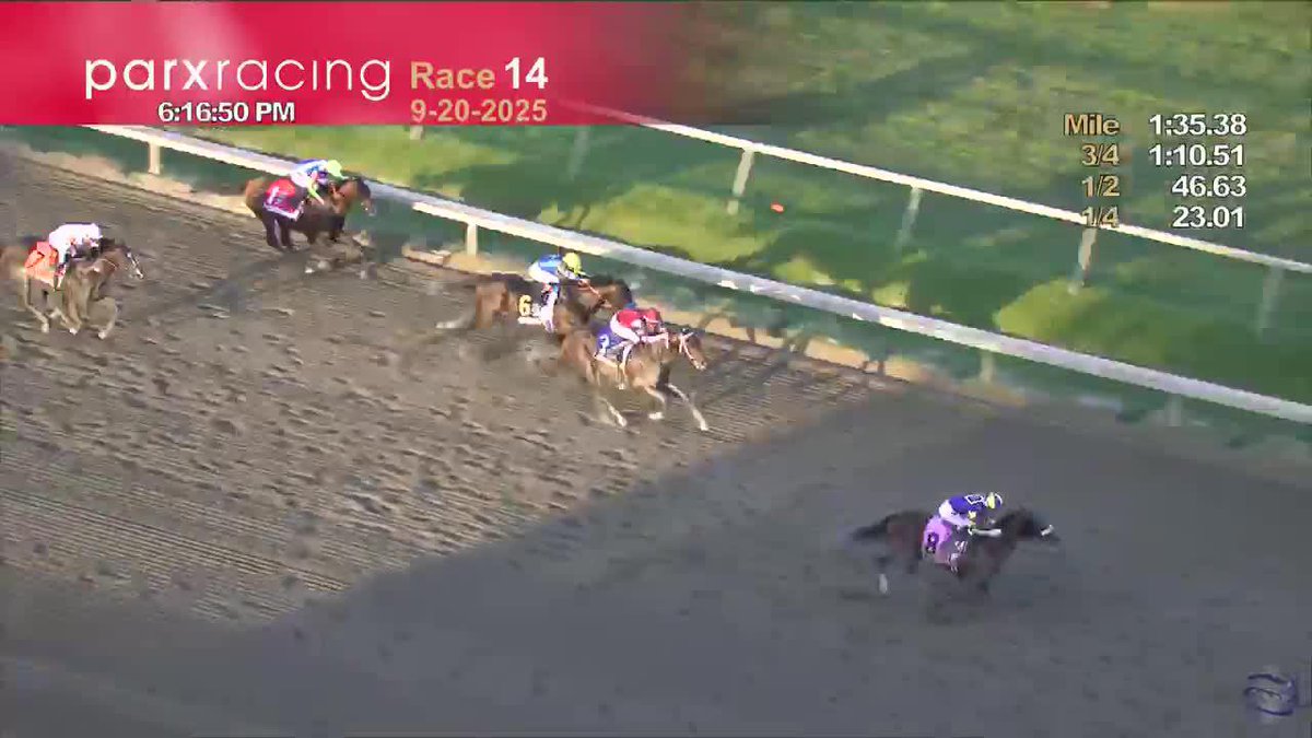 It was Baeza's day to shine! He wins the G1 Pennsylvania Derby! ๐๐