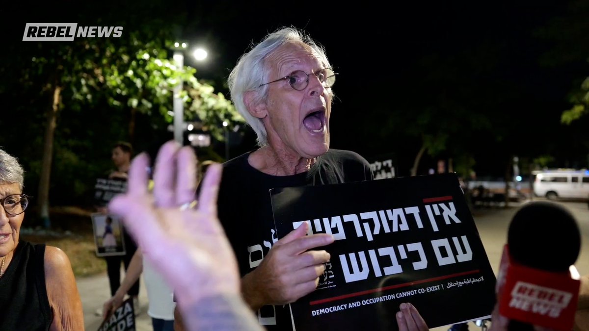 🚨 Meet the Israelis so far-left they actually TRUST Hamas I ran into them tonight at the Tel Aviv anti-gov protest — and it’s safe to say they’ve completely lost the plot. 📺 FULL VIDEO: