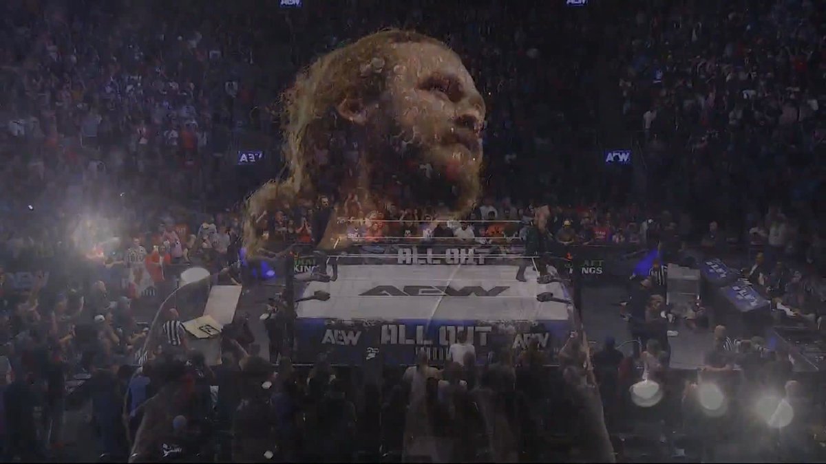 “Tarzan Boy” echoes through the arena! Watch #AEWAllOut LIVE on HBO Max