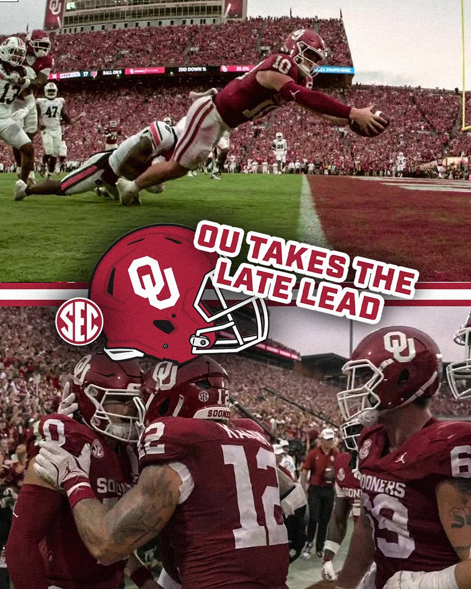 MATEER TAKES IT IN HIMSELF 😤 Oklahoma Football x 📺 ABC