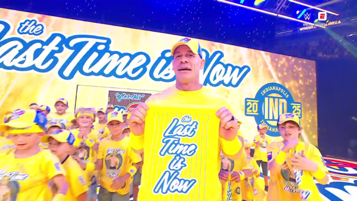 JOHN CENA'S ENTRANCE AT WRESTLEPALOOZA 🔥 John Cena brought out the kids for his entrance at Wrestlepalooza ahead of his match against Brock Lesnar 👏 Stream #Wrestlepalooza LIVE on the ESPN App.