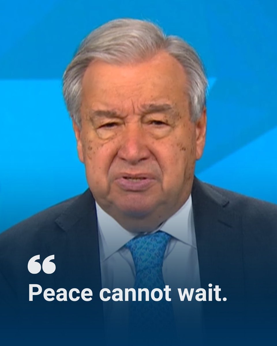 Our warring world is crying out for peace. Lives are being ripped apart, childhoods extinguished &amp; human dignity discarded amidst the cruelty of war. Let's silence the guns, end the suffering &amp; build bridges. Peace cannot wait. #PeaceDay