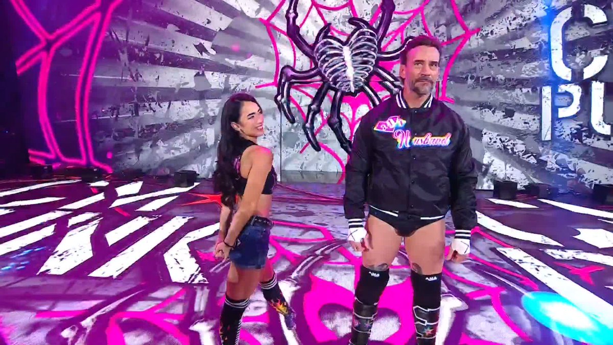 It's going down at #Wrestlepalooza! AJ Lee and CM Punk have arrived!! 😤 Stream Wrestlepalooza RIGHT NOW on the ESPN App: