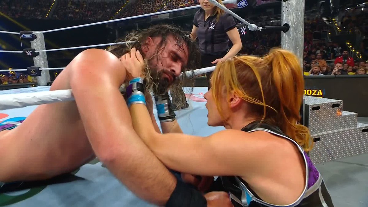 Felt like Seth Rollins had this one coming 😂 #Wrestlepalooza