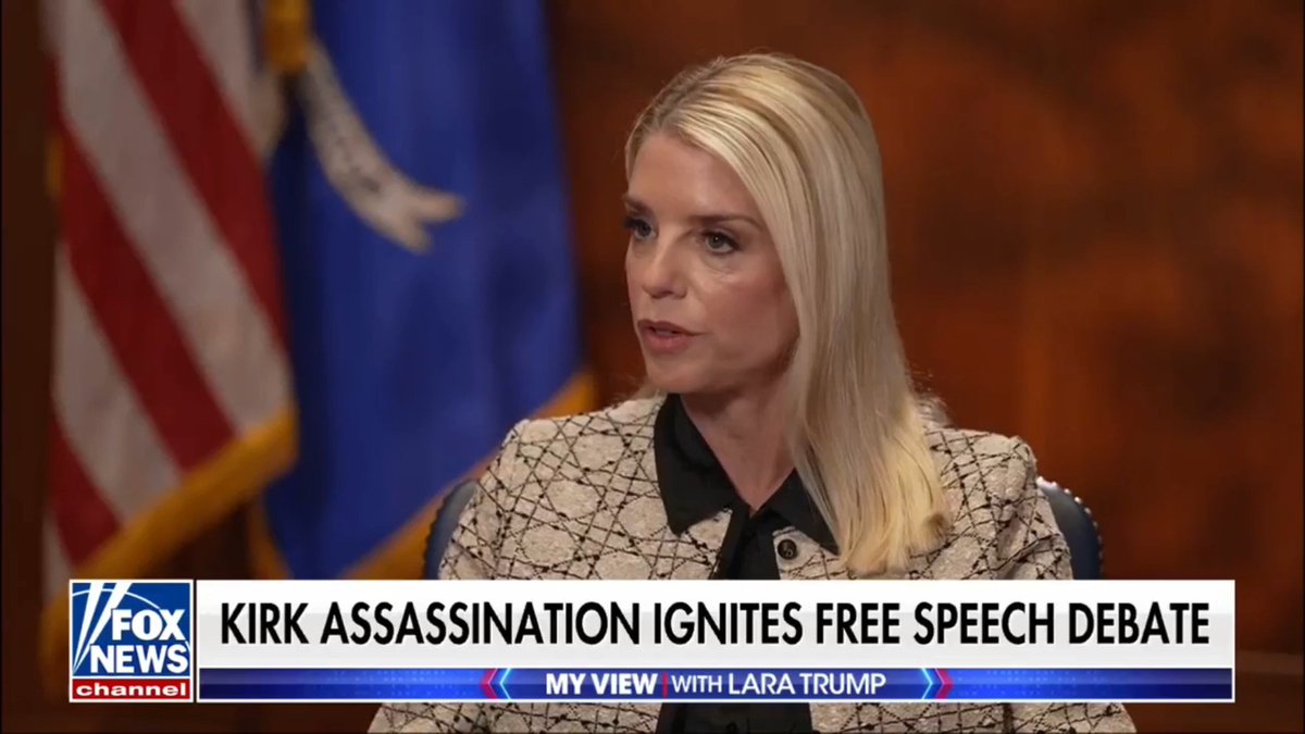 "The firing squad is still on the table." AG Pam Bondi says Charlie Kirk’s alleged assassin will never be released as Utah prosecutors pursue the death penalty. | My View with Lara Trump Lara Trump