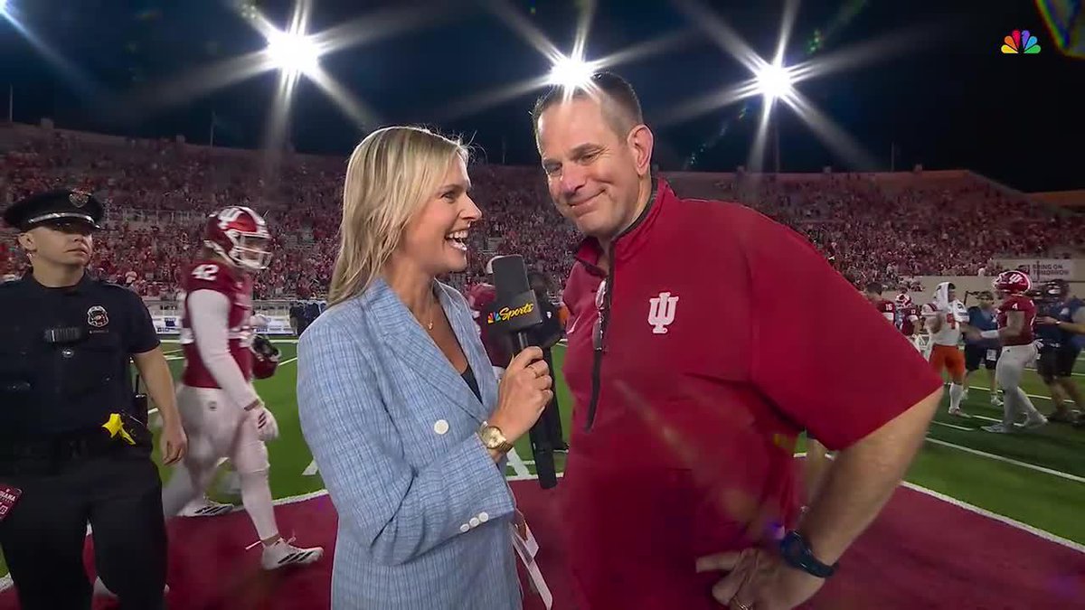 "We got done what we wanted to get done." 🗣️ Hear from Curt Cignetti following No. 19 Indiana Football's dominant victory over No. 9 Illinois 👇