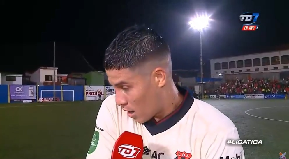Alexis Gamboa: "El árbitro no sé que anula"