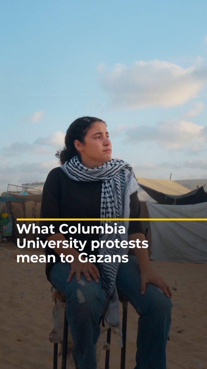 Student encampments at Columbia University have spurred debate across the US. But in Gaza, where every university has been destroyed by Israeli bombardment, they evoked a deeply emotional response. Watch The Encampments here: | Watermelon Pictures
