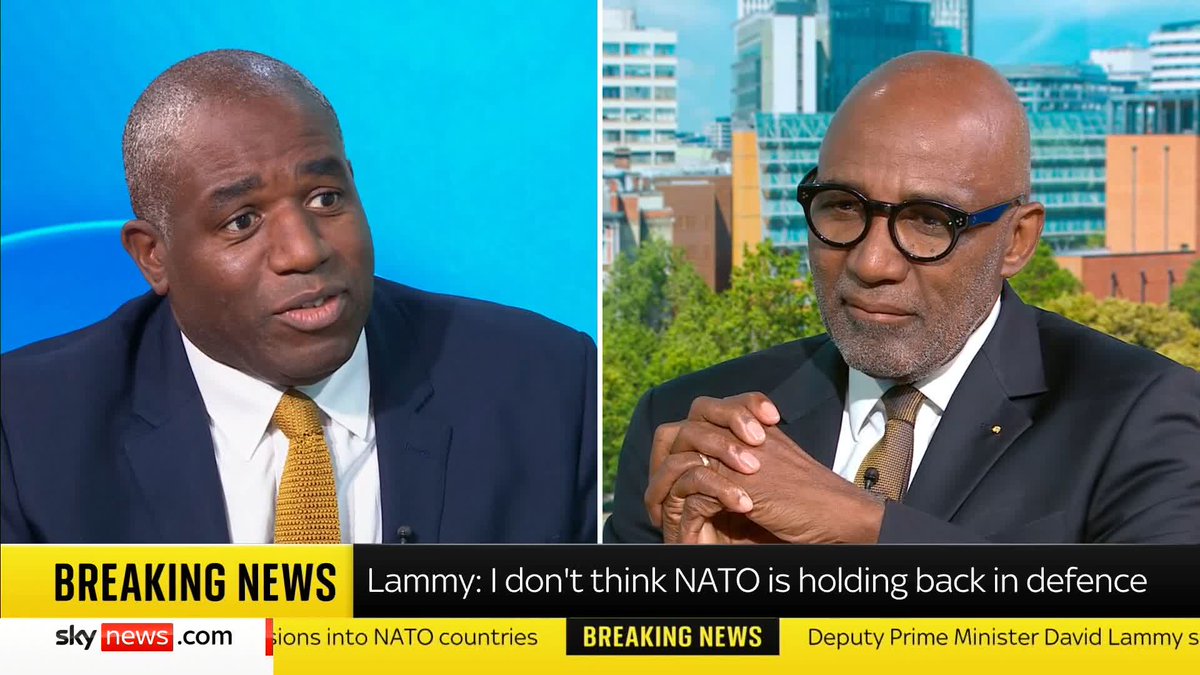 “A ceasefire at this point lies in tatters." Trevor Phillips presses Deputy PM David Lammy on whether British recognition of a Palestinian state is setting conditions only for Israel. #TrevorPhillips 📱 📺 Sky 501, Virgin 602 and YouTube