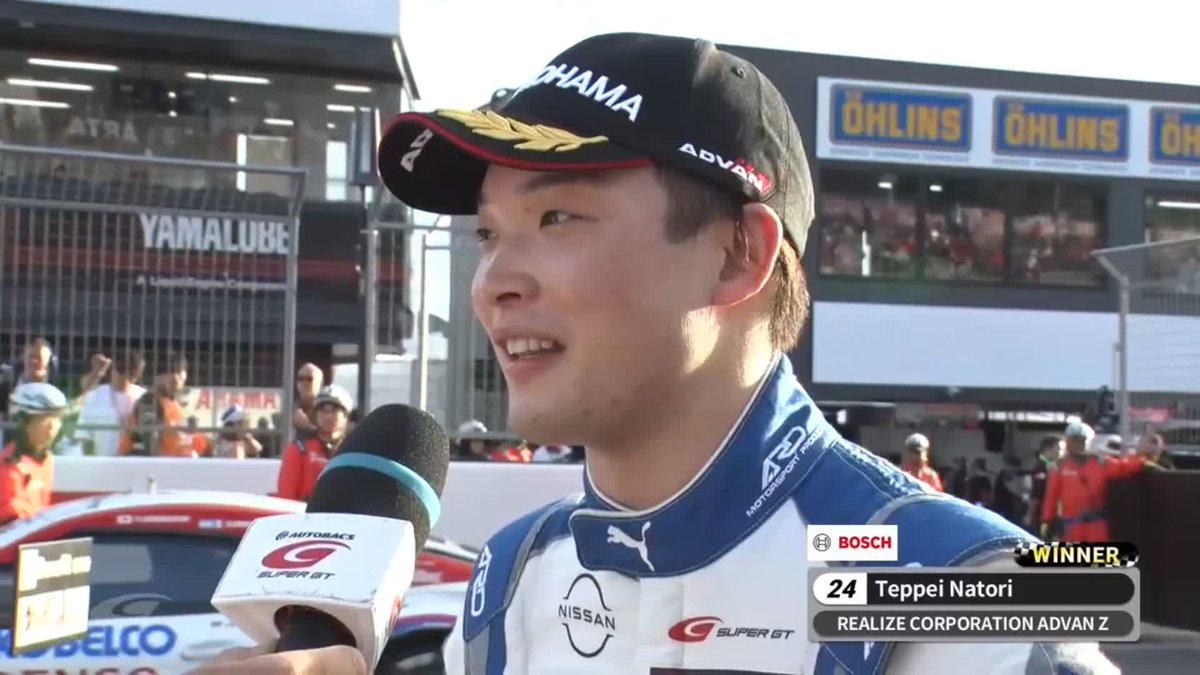 ファイナルラップでの大逆転優勝👑 24号車リアライズ 松田次生選手、名取鉄平選手、近藤真彦監督 のインタビューをお届け🙌 最高に痺れるレースでした✨ #SUPERGT 2025 第6戦 スポーツランドSUGO 9/20〜9/21 徹底LIVE配信！ 🔽ご視聴/ご購入は🔽 #スーパーGT