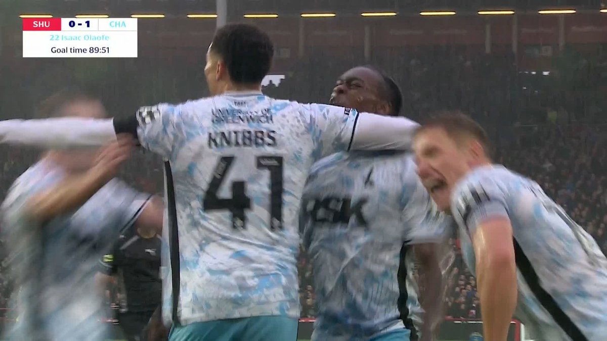 90th minute winner, away limbs, Nathan Jones knee slide. Charlton's first away win of the season never tasted so sweet 😅