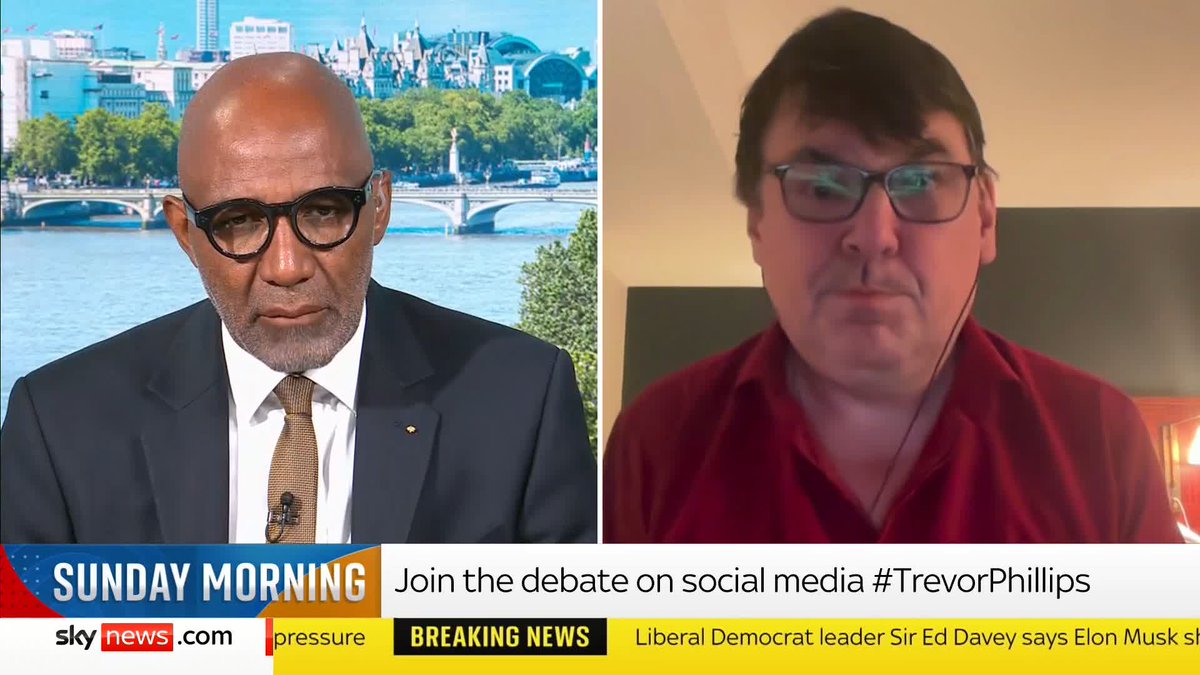 "The idea that Jimmy Kimmel is some hero of free speech is quite absurd." Comedian and writer Graham Linehan 🎗️ tells Trevor Phillips, while conceding the White House should not be influencing broadcasting decisions. #TrevorPhillips 📱 📺Sky 501 and YouTube