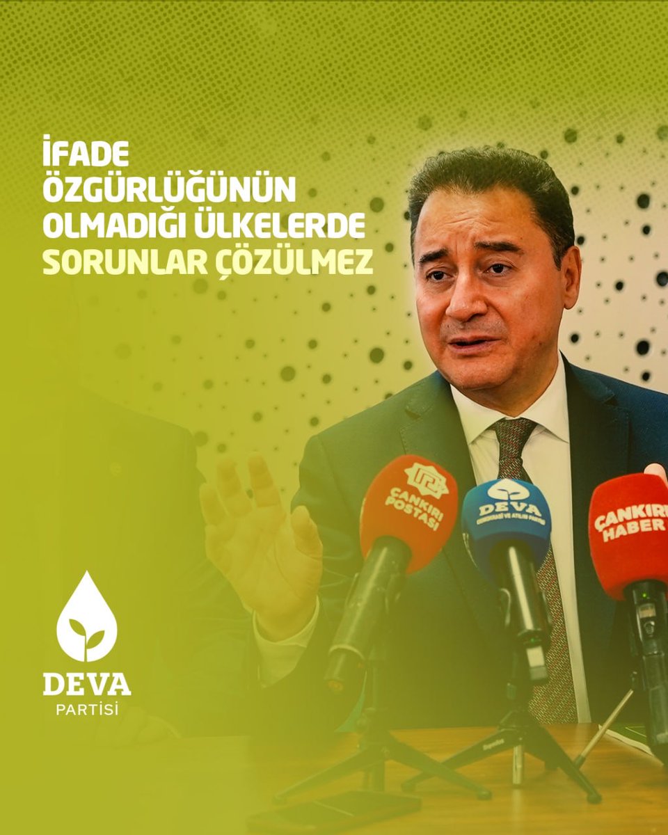 Atalarımız "Derdini söylemeyen derman bulamaz" demiş. İktidar, vatandaşların dertlerini dile getirmesine izin vermiyor. İfade özgürlüğünün olmadığı ülkelerde sorunlar çözülmez, sıkıntılar bitmez.