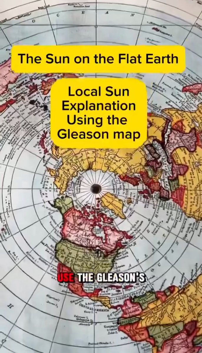 The Gleason’s Map (1892) Reveals the true motion of the Sun ☀️ Not orbiting a globe — but circling above our plane like a spotlight. ✨👁️ They never showed you this in school… Now you know why. 🧭 Get the map they tried to erase: 👉