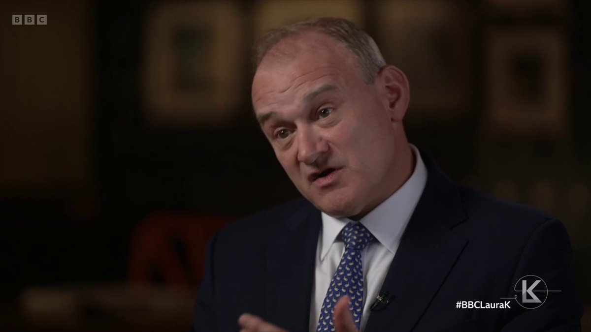 "Ofcom should go after [Elon Musk]” Lib Dem leader Ed Davey says the internet safety regulator should take a tougher stance on how Elon Musk is running X and says “many people feel threatened” by divisive rhetoric from political figures #BBCLauraK