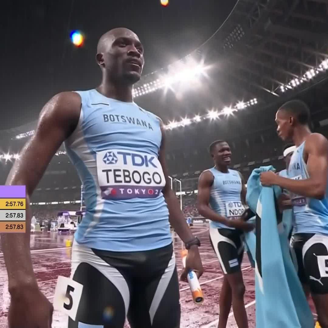 𝐀𝐅𝐑𝐈𝐂𝐀 𝐓𝐎 𝐓𝐇𝐄 𝐖𝐎𝐑𝐋𝐃 🌍🥇 Team Botswana win the continent's 𝐟𝐢𝐫𝐬𝐭-𝐞𝐯𝐞𝐫 Gold medal in the Men's 4x400m relay 🇧🇼🏆 South Africa takes bronze 🇿🇦🥉 📺 Stream #WCHTokyo25 on DStv: