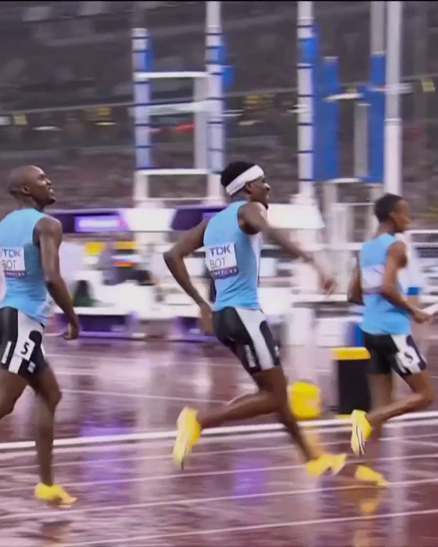 What a race! Botswana and the United States dueled in an EPIC men’s 4x400m relay. #WorldAthleticsChamps