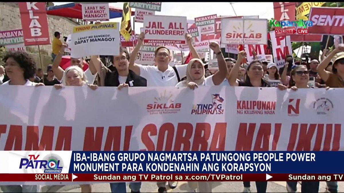 Dalawang mukha ng protesta laban sa katiwalian: isang mapayapang pagtitipon ng libo-libong tao sa People Power Monument sa Quezon City, at kaguluhan at tensiyon sa Ayala Bridge at Mendiola, malapit sa Malacañang sa Maynila. #LabanSaKatiwalian