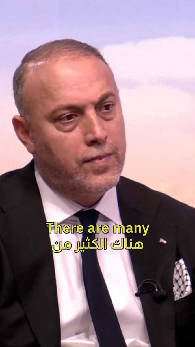 H.E. Dr Husam Zomlot tells Laura Kuenssberg that the recognition of #Palestine is not a reward or a punishment but an inalienable right of the Palestinian people. The question is not why the UK is now recognising but why it took so long. #bbclaurak