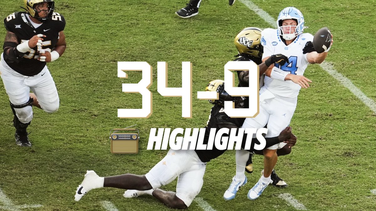 🎥 HIGHLIGHTS: UCF 34, North Carolina 9