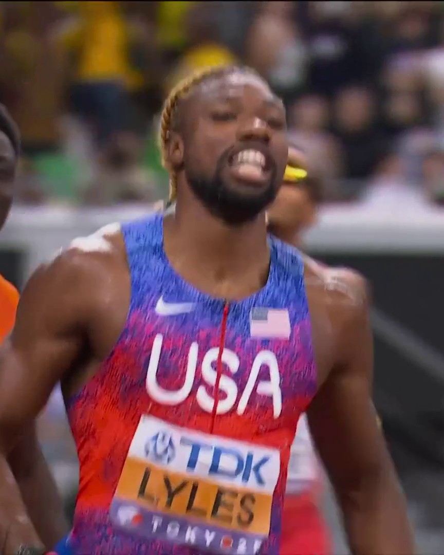 The United States caps off an exciting day on the track with a men’s 4x100m world title! 🇺🇸 #WorldAthleticsChamps