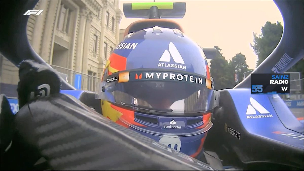 "Best podium in my career" 🥺 Carlos Sainz reacts to his first podium for Williams 👏
