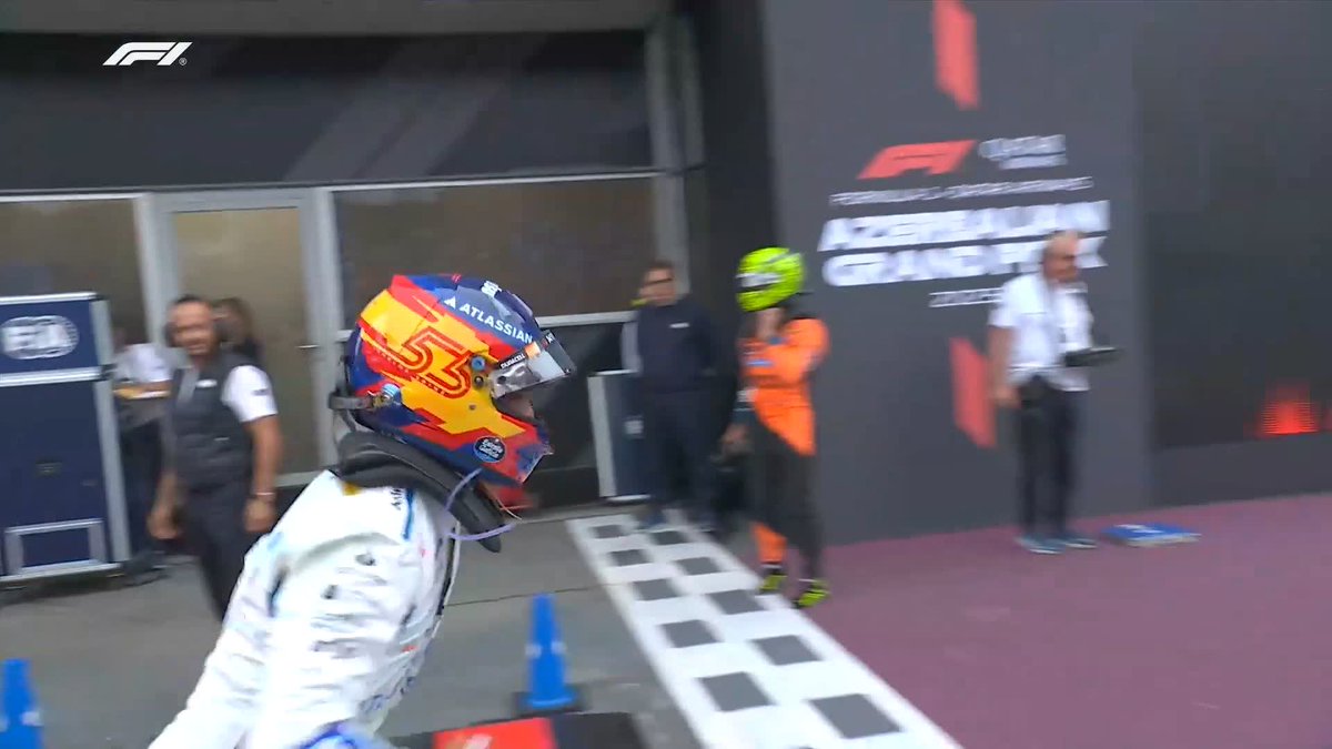Tingles 🥹 #F1 #AzerbaijanGP @WilliamsRacing