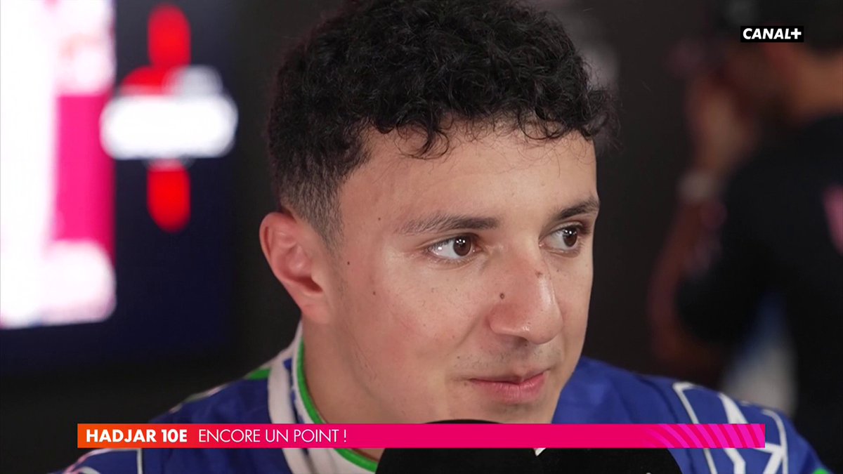 🗣️« J’aurais voulu finir le week-end là où [Lawson] a terminé » Hadjar, frustré de sa course, termine à la 10ᵉ place. #AzerbaijanGP #F1