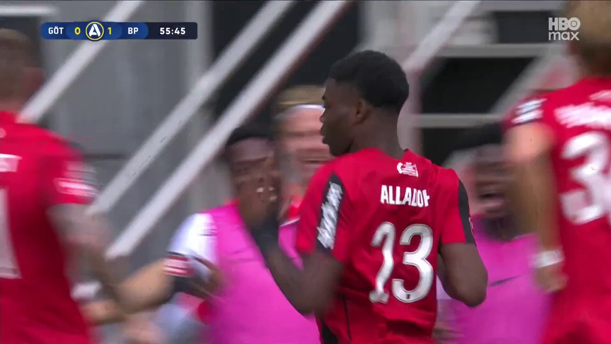 Ezekiel Alladoh ger BP ledningen borta mot Blåvitt, 1-0! 🔴⚫ 📲 Se matchen på HBO Max