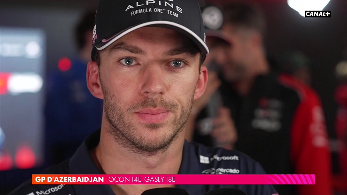🗣️ « J’ai pas vraiment envie de parler » Gasly énervé après sa 18ᵉ place à Bakou. #AzerbaijanGP #F1