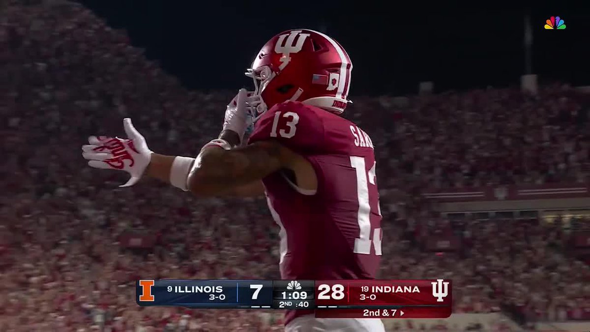 9️⃣ TDs‼️ Relive each of No. 19 Indiana Football's scores from its 63-10 win over No. 9 Illinois 👇