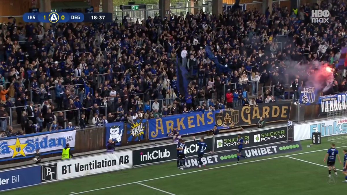 1-0 till Sirius mot Degerfors! Leo Walta är säker från straffpunkten. 📲 Se matchen på HBO Max