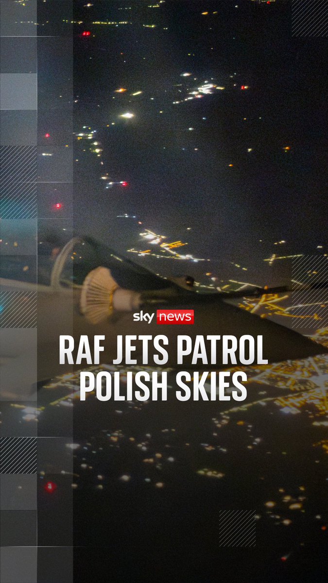 Two British fighter jets have flown their first defence mission over Poland after a Russian drone incursion into the country’s skies, as part of "Eastern Sentry", a NATO operation launched to bolster Europe's eastern flank. 🔗