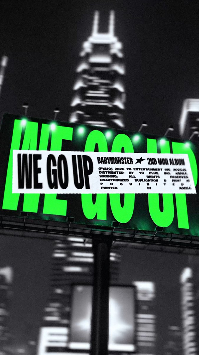 [WE GO UP] MOOD CLIP (Night ver.) 2025.10.10. 1PM KST | 12AM EDT Pre-order Now. ➡️ #BABYMONSTER #베이비몬스터 #2ndMINIALBUM #WEGOUP #YG