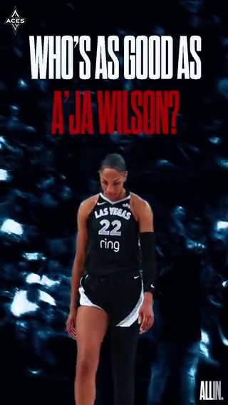 The conversation starts and ends here because at the end of the day... 𝙈’𝙑𝙋 ✨ A'ja Wilson // WNBA