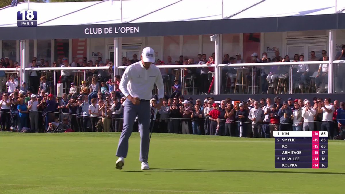 MICHAEL KIM. 16 FOOTER TO SAVE PAR &amp; WIN THE FRENCH OPEN.