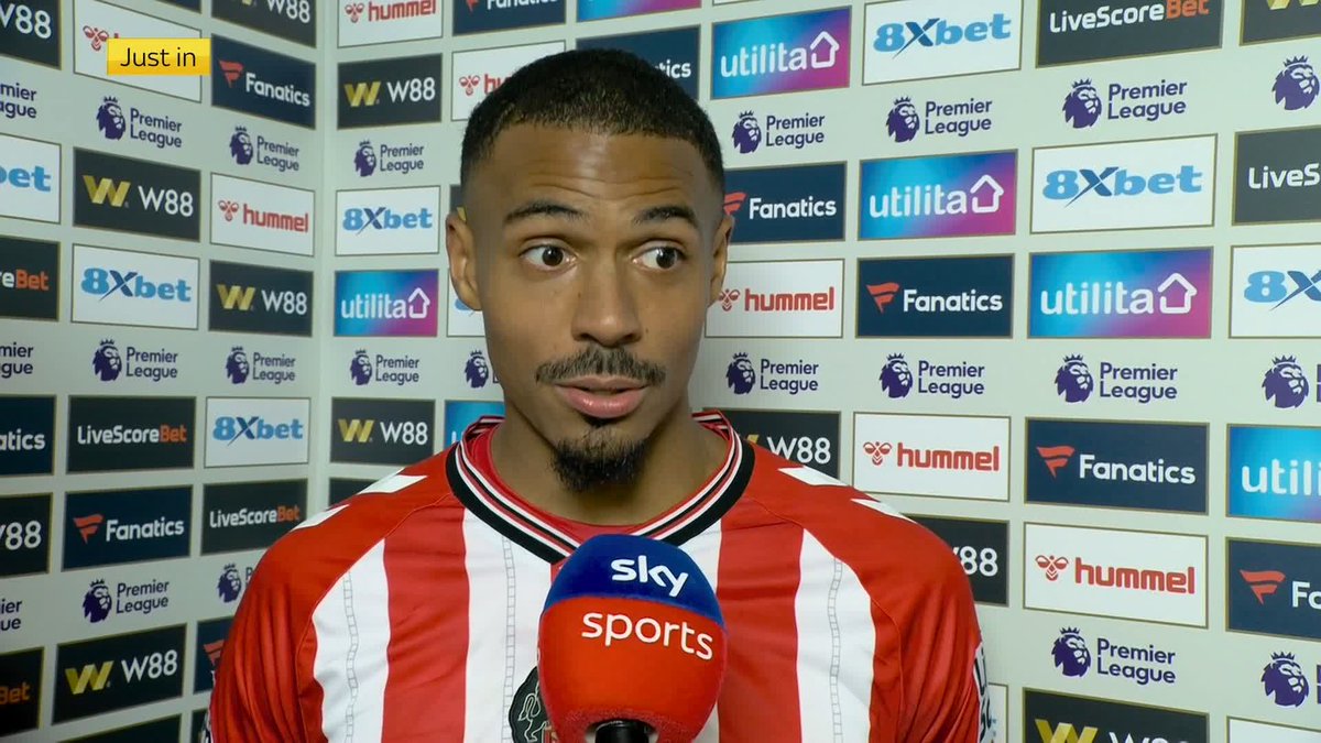 "I always believe" 🙌 Wilson Isidor reacts after scoring Sunderland's equaliser against Aston Villa.