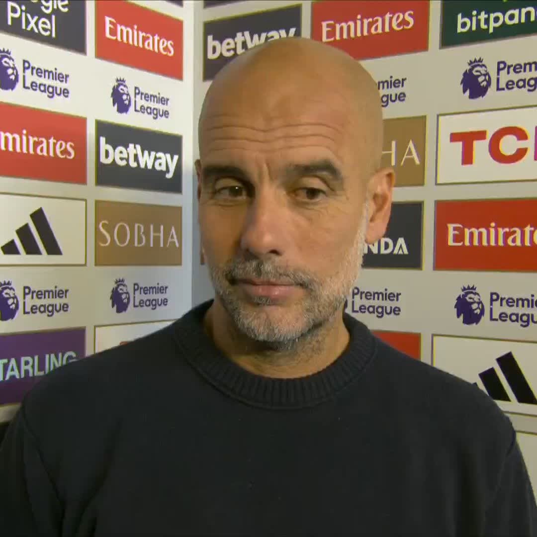 🗣️ "Nothing is decided after five games" Hear from Pep Guardiola ahead of Arsenal vs Man City 💭