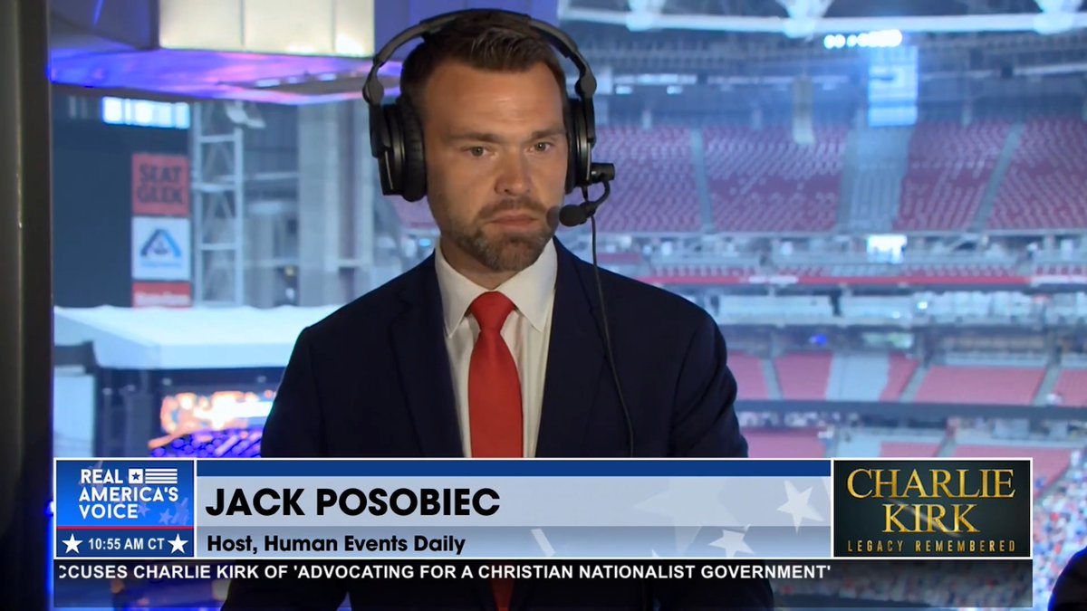 PEOPLE ARE FLYING FROM ALL OVER THE WORLD TO CELEBRATE THE LIFE OF CHARLIE KIRK If Charlie were here, he would say, “No empty seats…make sure we get them all in there...” - Jack Poso 🇺🇸 reflects on the incredible legacy of his friend Charlie Kirk. David Brody Bannon’s WarRoom Dr. Gina