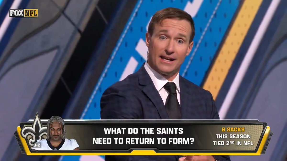 “Who in [the NFC South] really scares you? Nobody. The only difference between the Saints and the Bucs is the Bucs found a way to make a play at the end of these last 2 games." Drew Brees on how his 0-2 Saints can turn it around