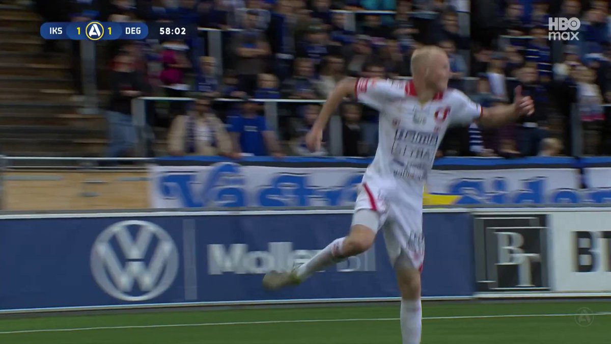 Mycket tyder på att Degerfors lirar i Superettan nästa år - men det gör garanterat inte Marcus Rafferty. Sjätte målet på 18:e starter.