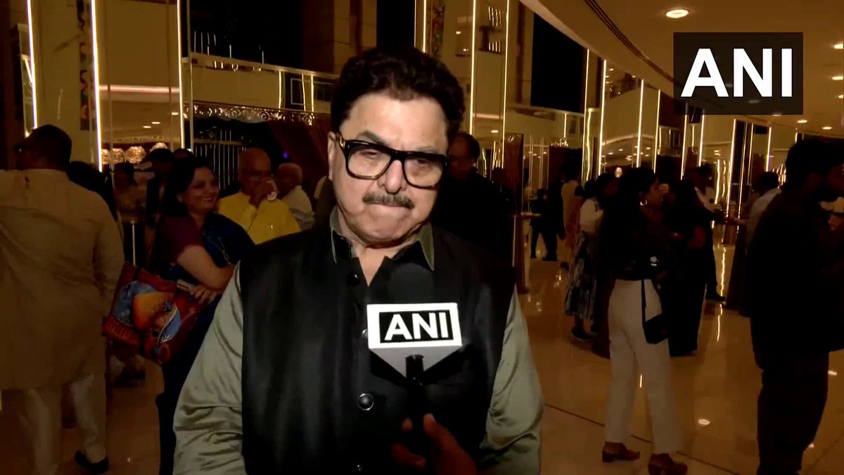 #WATCH | Mumbai | On the musical saga 'Mera Desh Pehle: The Untold Story Of Shri Narendra Modi', Indian Filmmaker Ashoke Pandit says, "I congratulate my friend Manoj Muntashir who has creatively presented the untold story of PM Modi...The audience was fully involved...We are very lucky to have a leader like PM Modi...The journey of PM Modi is very inspiring..."